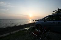 夕日を待つ