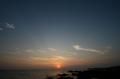 三戸海岸の夕日