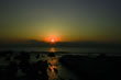 布良海岸の夕景