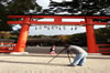 上賀茂神社にて