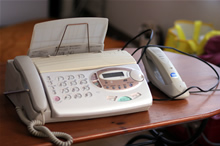 13年間使用のFAX機 13年間使用のFAX機