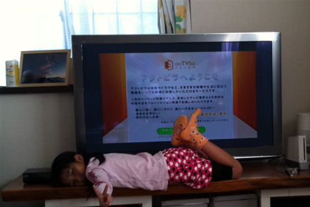 等身大テレビ